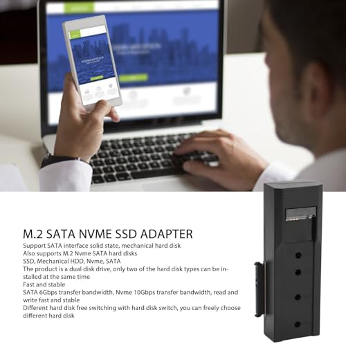 Adaptador externo Vikye M.2 SATA Nvme SSD miniatura 2