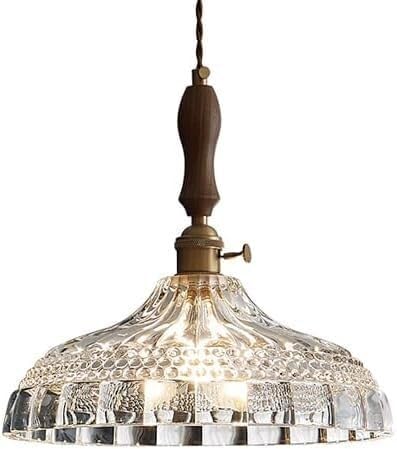 Lustre en verre suspension encastrée E26 luminaire de plafond pour îlot cuisine