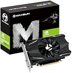 MAXSUN GEFORCE GTX 1050 Ti 4GB GDDR5 128 Bit Video Gaming Graphics Card GPU for Mini ITX Gaming PC, DisplayPort, HDMI, DVI-D, Single Fan Cooling System