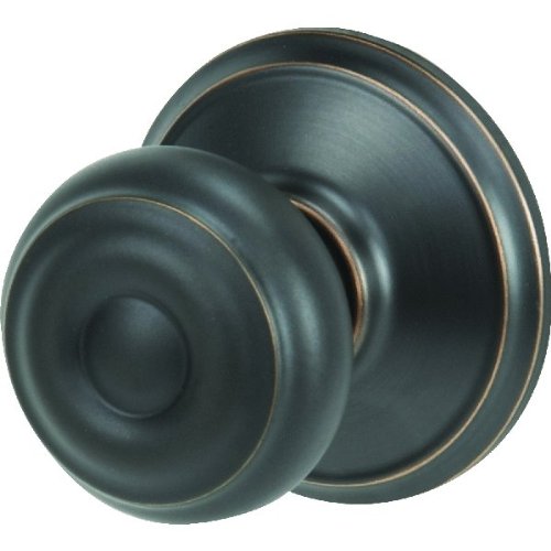 Image of Schlage Georgian Hall /Closet Passage Door Knob, Aged Bronze