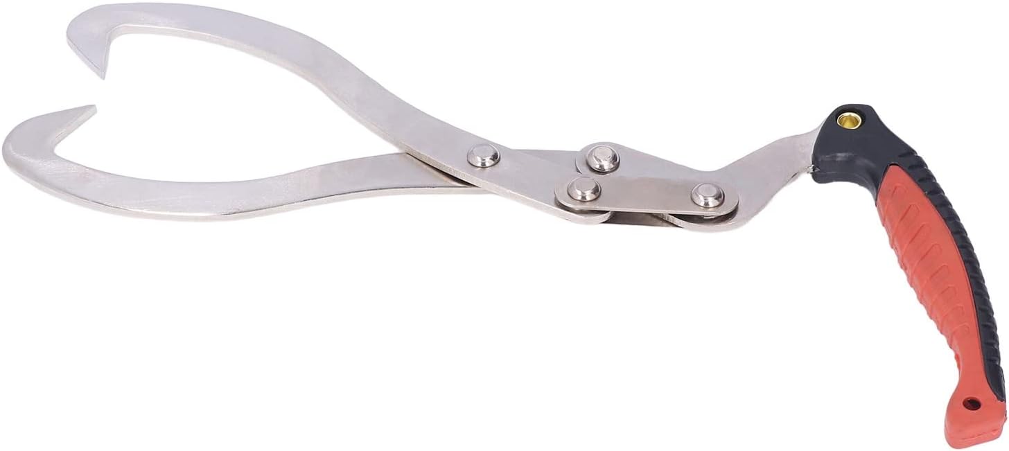 Log Tongs, 16.9in Length 11.8in Jaw Opening with One Handed Operation for Firewood Handling and Transport