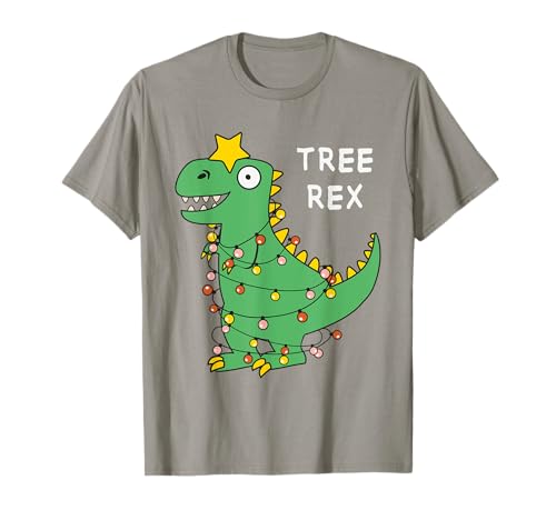 Christmas Tree Rex Maglietta