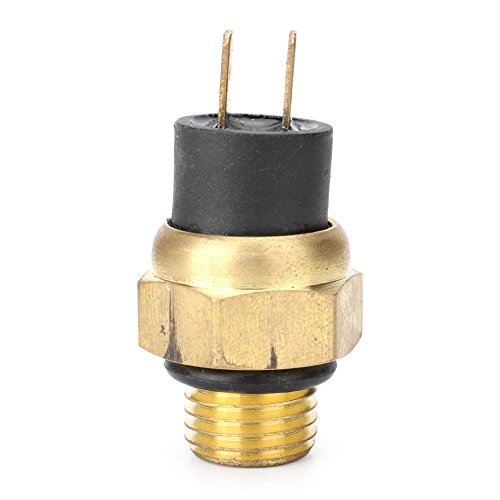 Luckmart Motorcycle Aluminum Radiator Cooling Fan Switch Water Temperature Sensor Switch Long Double Plug Compatible for Honda VF1100C V65 Magna 1984 1985 1986 Honda VF1100S V65 Sabre 1984 1985