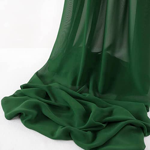 Pack of 10 Chiffon Table Runners 29 x 120 Inch, 10Ft Long - Hunter Green by MDS - Used condition - Image 8