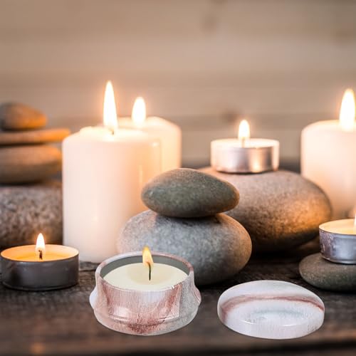 Latas de hojalata para manualidades MERRYHAPY redondas y ligeras de diseño multipropósito 7