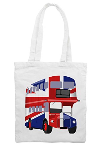 London Bus Union Jack Sac à bandoulière en coton