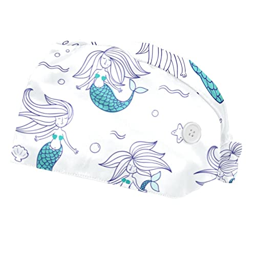 Chapeaux de travail respirants JDEZ sirène lot de 2