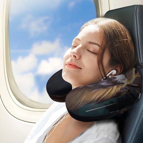 Almohada espuma viscoelástica tamaño único cuello U miniatura 3