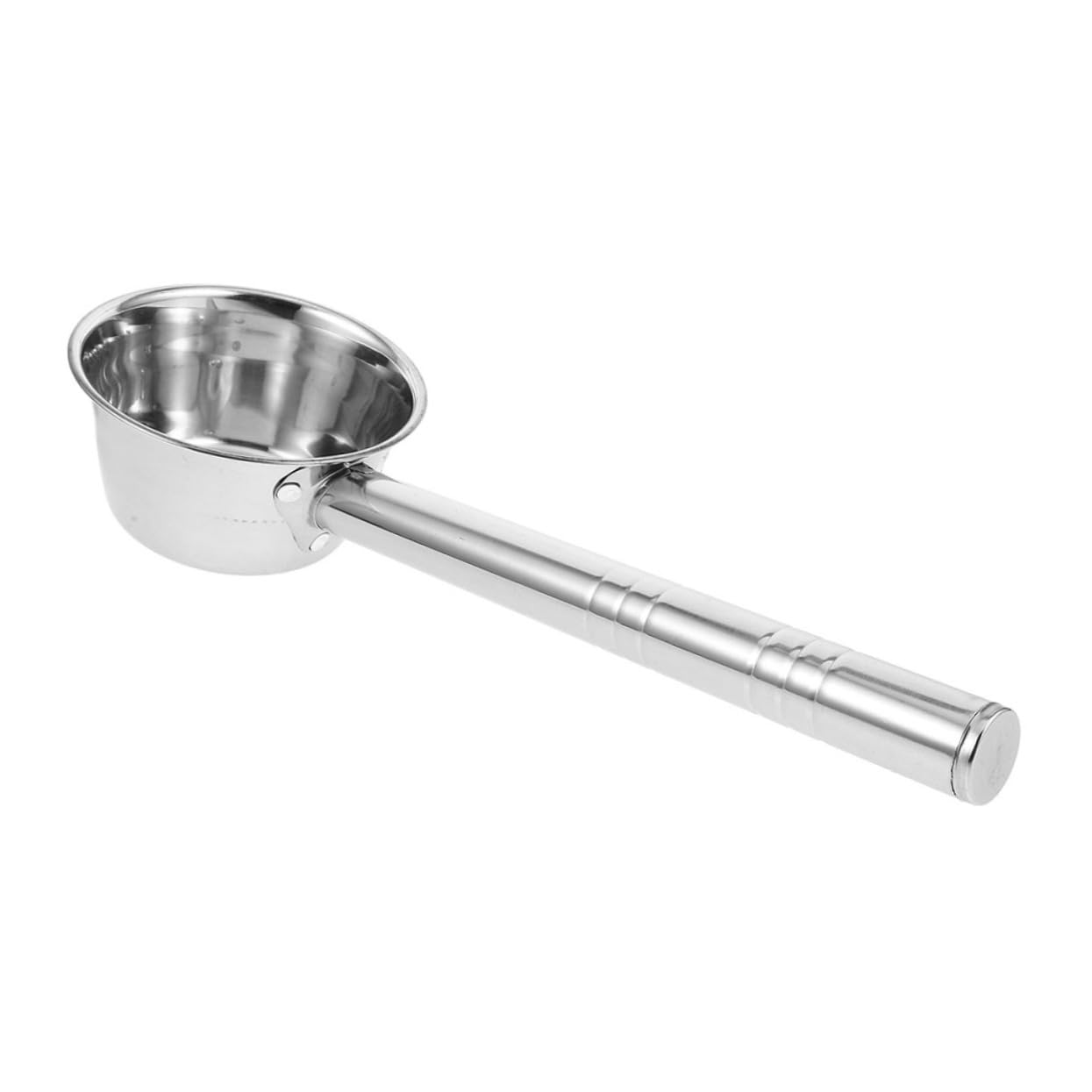 Milisten Bath Rinse Cup Water Ladle Long Soup Ladle Stainless Steel Multifunctional Dipper