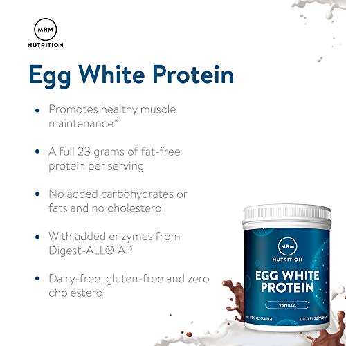 image for MRM Nutrition Egg White Protein | Vanilla Flavored | 23g Fat-Free Prot