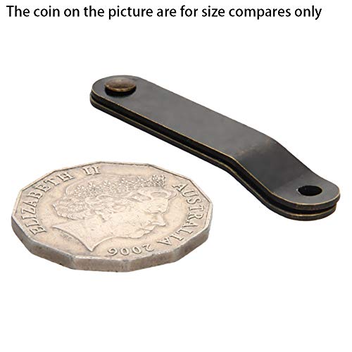 Mromax Folding Support Hinge, 55Mm/10.17" Rotatable Folding Lid Support Stay Hinges, Bronze Tone Iron Lid Support Hinges For Wooden Boxes And Jewelry Cases 10 Pcs #TOP2