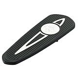 Indian Motorcycle Headdress Rider Floorboard Pads With Polished Inlays, for Specific Pursuit, Challenger, Springfield, Chief, Chieftain, Roadmaster Models and More, Pair, for Floorboards - 2879606-01