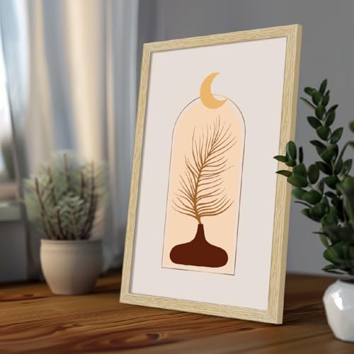 Image of ArtX Paper Modern Art Wall Painting For Living Room, Drawing Room Decoration Big Size, Deer Framed Painting for Wall Decoration, Wall Decor For Bedroom, Multicolor, 12.0 x 18.0 inches, Set Of 3