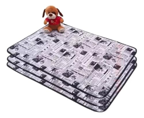 Kit 3 Tapetes Higiênicos estampados Lavável Super Absorção 300 Lavagens 100x70 - Dupla absorção