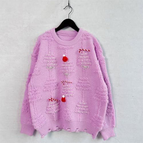 Image of OMEWEE Halloween Sweaters for Women 2024 Womens Ribbed Cuffs Pullover Sweaters Knit Baggy Fall Sweaters for Women