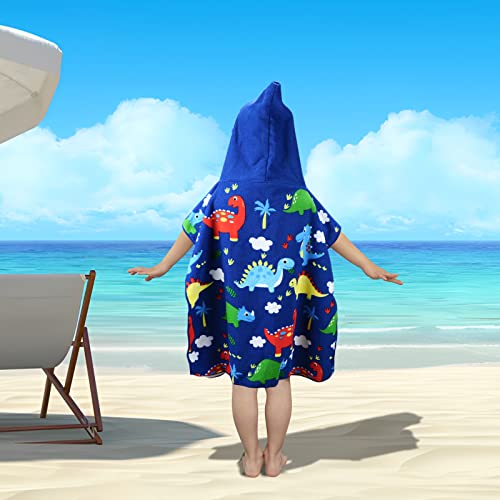 Miniatura 5 de Joraki Toalla Infantil Con Capucha De Niño Y Niña, Toalla De Playa Toalla De Baño Poncho Toalla Poncho Surf Para Niñas Niños De 2 A 8 Años