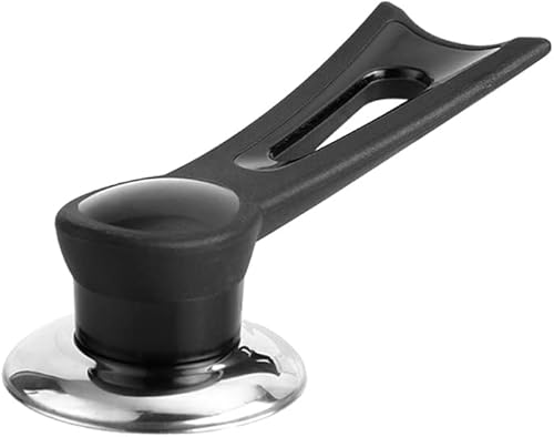1 pieza de baquelita tapa de olla soporte universal para tapa de olla, mango de pomo, mango largo, tapa de sartén antiquemaduras, perilla de