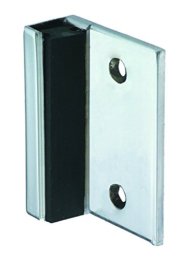 Harris Hardware TP5161/71 Strike & Keeper Bracket – Die Cast Zamac, Chrome Plated, For Toilet Partitions, Square Or Round Edge