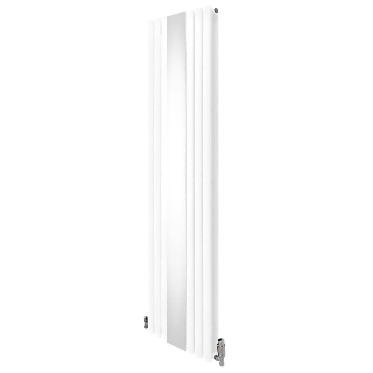 B&Q -  Oval Mirror Radiator & Valves1800mm X 500mmWhite