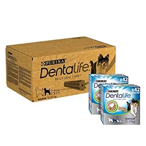 DENTALIFE Medium Dog Treat Dental Chew, 84 Count (Pack of 1)