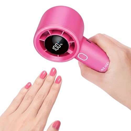 SAVILAND Sèche-ongles à séchage rapide : sèche-ongles portable avec flux d'air puissant pour vernis à ongles normaux avec capteur automatique, ventilateur...