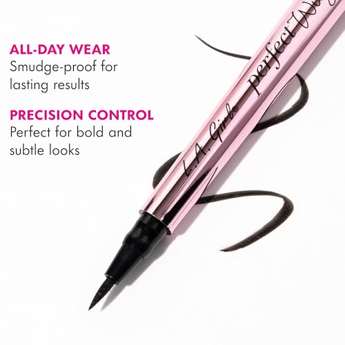 L.A. Girl Delineador Perfect Wing Flex Tip Negro miniatura 6