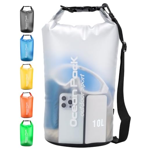 Henrycares Bolsa Estanca Impermeable 20L 10L 5L 2L, Dry Bag Mochila Estanca con Correa para el Hombro Ajustable Incluida, Ideal para Kayak, Buceo, Paddle Surf, Playa