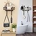 Ironing Board Holder Wall Mount, Iron Board Wall Hanger, Sewing, Laundry Room Organization, Black, T&V Shaped Space Saving Iron Holder for Laundry Room Decor and Accessories, Organization and Storage