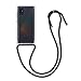 Transparent Case günstig Kaufen-kwmobile Necklace Case kompatibel mit Samsung Galaxy A51 Hülle - Silikon Cover mit Handykette - Band Handyhülle Schwarz Transparent