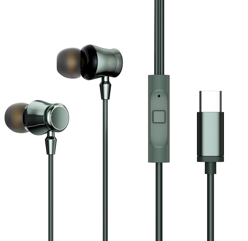 Type C Headphones with Mic for Samsung Galaxy S24 Ultra Original Deep Bass and Clear Sound, C Type Earphones Wired with Android Smartphones, Tablets, and USB C Devices(ZA10)-image-12