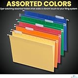 Zoom IMG-2 1intheoffice cartelline da appendere espandibili