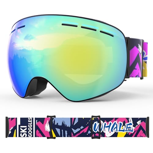 Gafas de nieve antivaho Whale para usuarios con gafas graduadas en snowboard