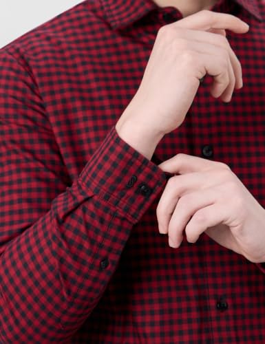 Image of Symbol Premium Men's Checkered Casual Shirt - Regular Fit | Full Sleeve | Pure Cotton (Available in Plus Sizes)