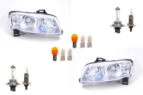 Johns, Convient pour les phares Fiat Stilo 192 10/01-11/10 + feux + kit gauche droit.