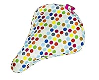 Liix Sattelbezug Saddle Cover, Polka Big Dots Weiß, LFSBA