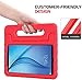 BMOUO Kids Case for Galaxy Tab A 8.0 (2015) SM-T350 - Shockproof Light Weight Handle Stand Kids Case for Galaxy Tab A 8.0-inch 2015 Tablet - Red
