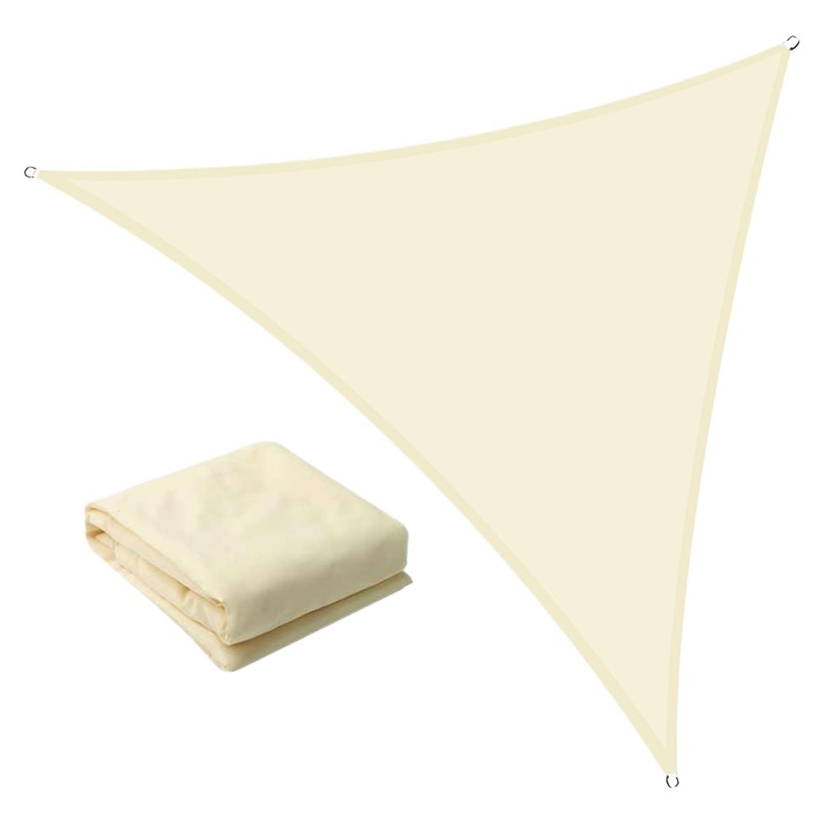 Voile d'ombrage triangulaire étanche pour protéger la terrasse des UV et pluies