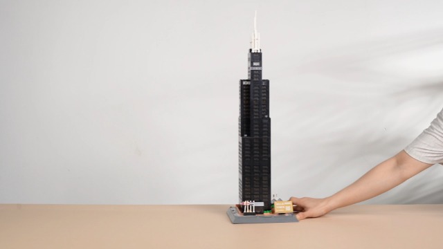 Amazon.com: Oichy Willis Tower Chicago Architecture Block Set