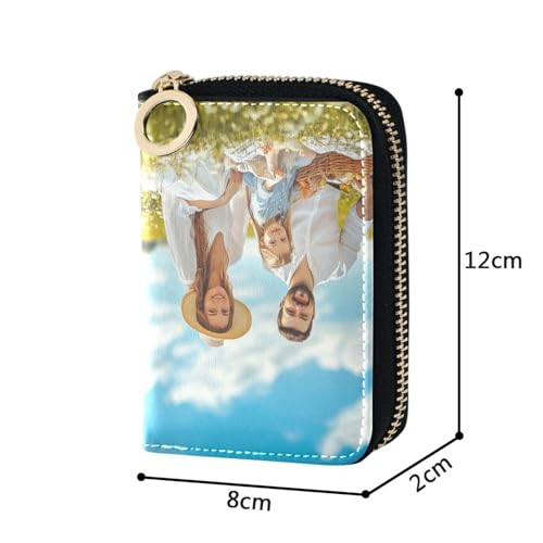 Custom Card Holder Wallet for Women Personalized Wallets Purse Mother's Day for Grandma Gifts4