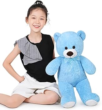 dark blue colour teddy bear