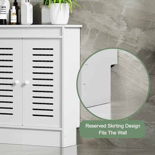 Cache-radiateur à vapeur ventilée en meuble étagère décoratif - 7