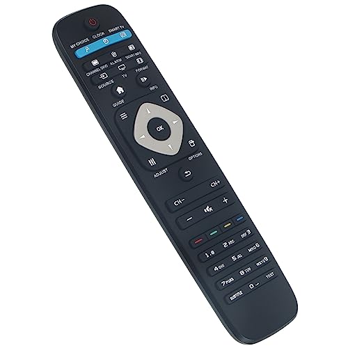 AULCMEET Replacement Remote Control Fit for Philips Professional LED TV 28HFL5010T 28HFL5010T/12 32HFL5010T 32HFL5010T/12 32HFL5010T/60 40HFL5010T 40HFL5010T/12 40HFL5010T/60 48HFL5010T 48HFL5010T/12 - Image 2