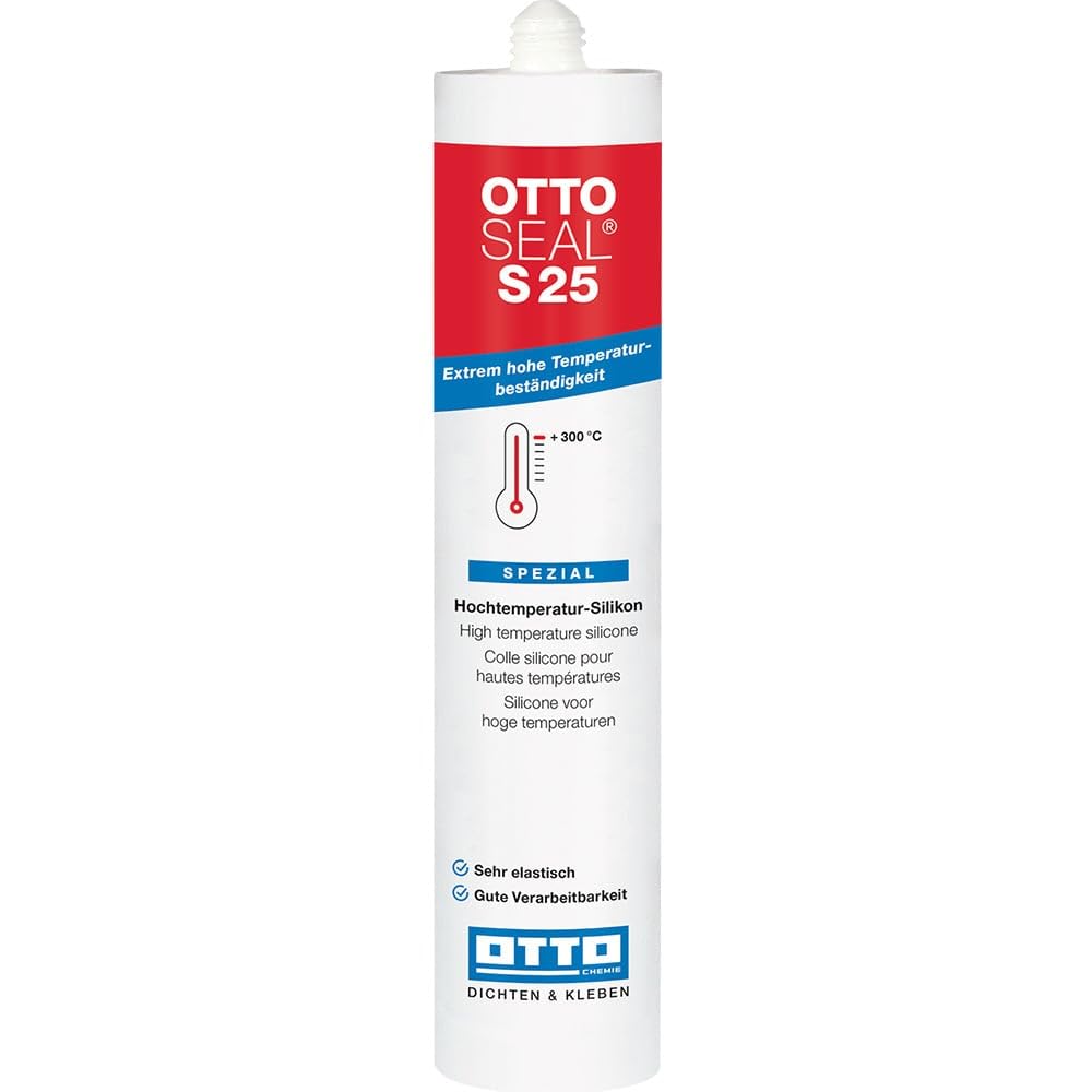 OTTOSEAL Hochtemperatur-Silikon +300°C, rotbraun (C65), 310ml