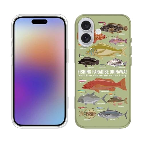 AnglersLife Galaxy S26 Ultra SC-53G �Ƃ̌݊������� TPU�P�[�X �X�}�z�J�o�[ �M�����N�V�[ �P�[�X�̑�֕i �N���A ���� �y�� Galaxy�p TPU FISHING PARADAISE OKINAWA! �O���[��