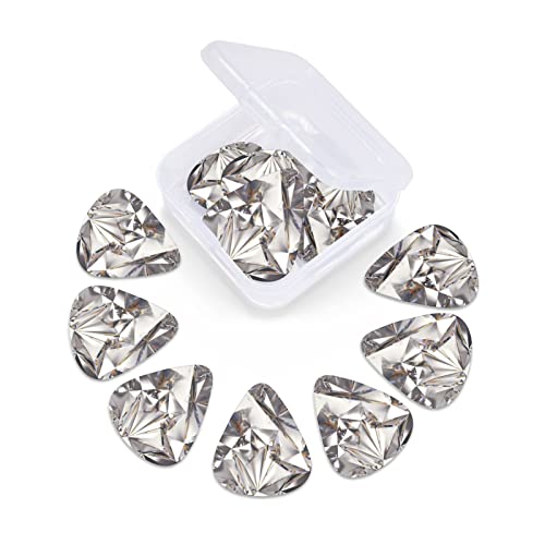 Lot de 24 médiators à paillettes pour guitare acoustique, électrique, basse (0,46/0,71/0,96 mm) - Les Beatles, Paul McCartney, John Lennon, RIngo Starr, George Harrison Lot de 24 médiators à paillettes pour guitare acoustique, électrique, basse (0,46/0,71/0,96 mm) – Image 7