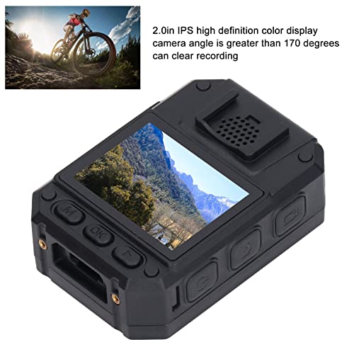 Mini Body Cam Pilipane avec écran 2 pouces et vision nocturne infrarouge