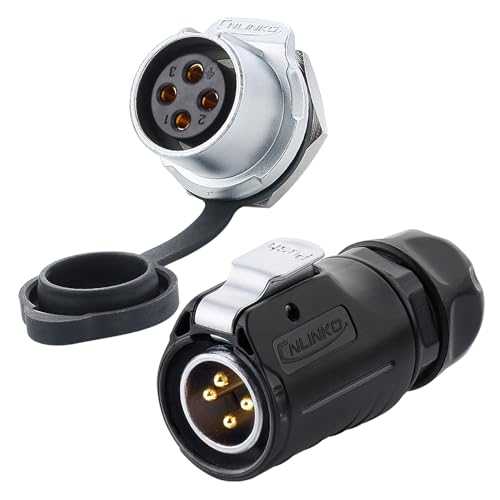 Connecteur circulaire industriel LP-20 4 broches M20 étanche IP68