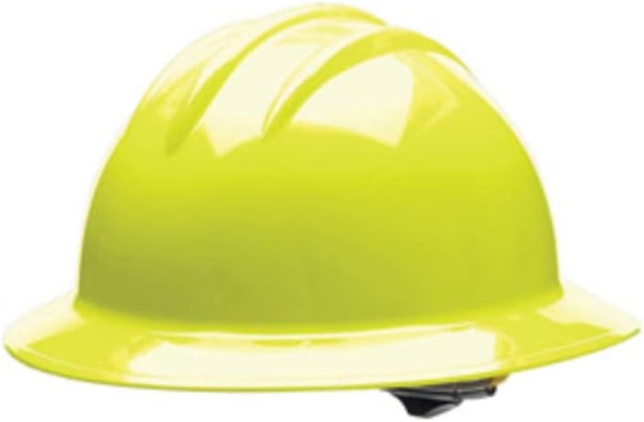Yellow Classic Model C33 Full Brim Hardhat WIth 6 Point Ratchet Suspension