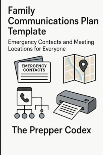 Family Communications Plan Template: Step-by-Step Instructions for Building a Communications Plan With Templates, Meeting Points, and Out-of-Area Contacts
