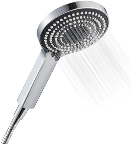 OFFO Shower Head and Hose 1.5m, 6 Modes Handheld Shower Head Large ...